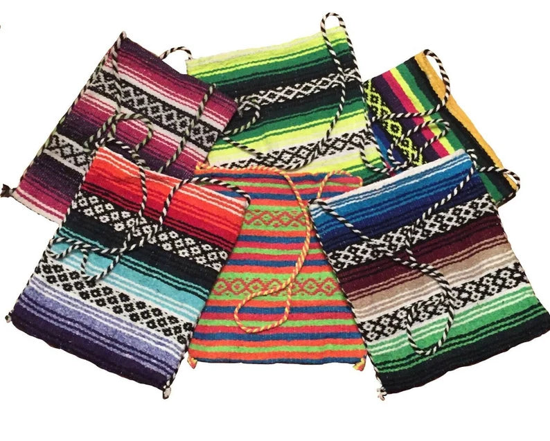Handmade #1/2 Mexican Blanket Tote Bag (listing 1/2)